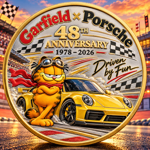 Garfield porsche 48th - garfield,