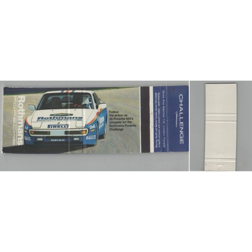 Matchbook cover rothmans - matchbook,