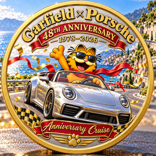 Garfield porsche 48th - x,