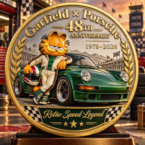 Garfield porsche 48th - garfield,